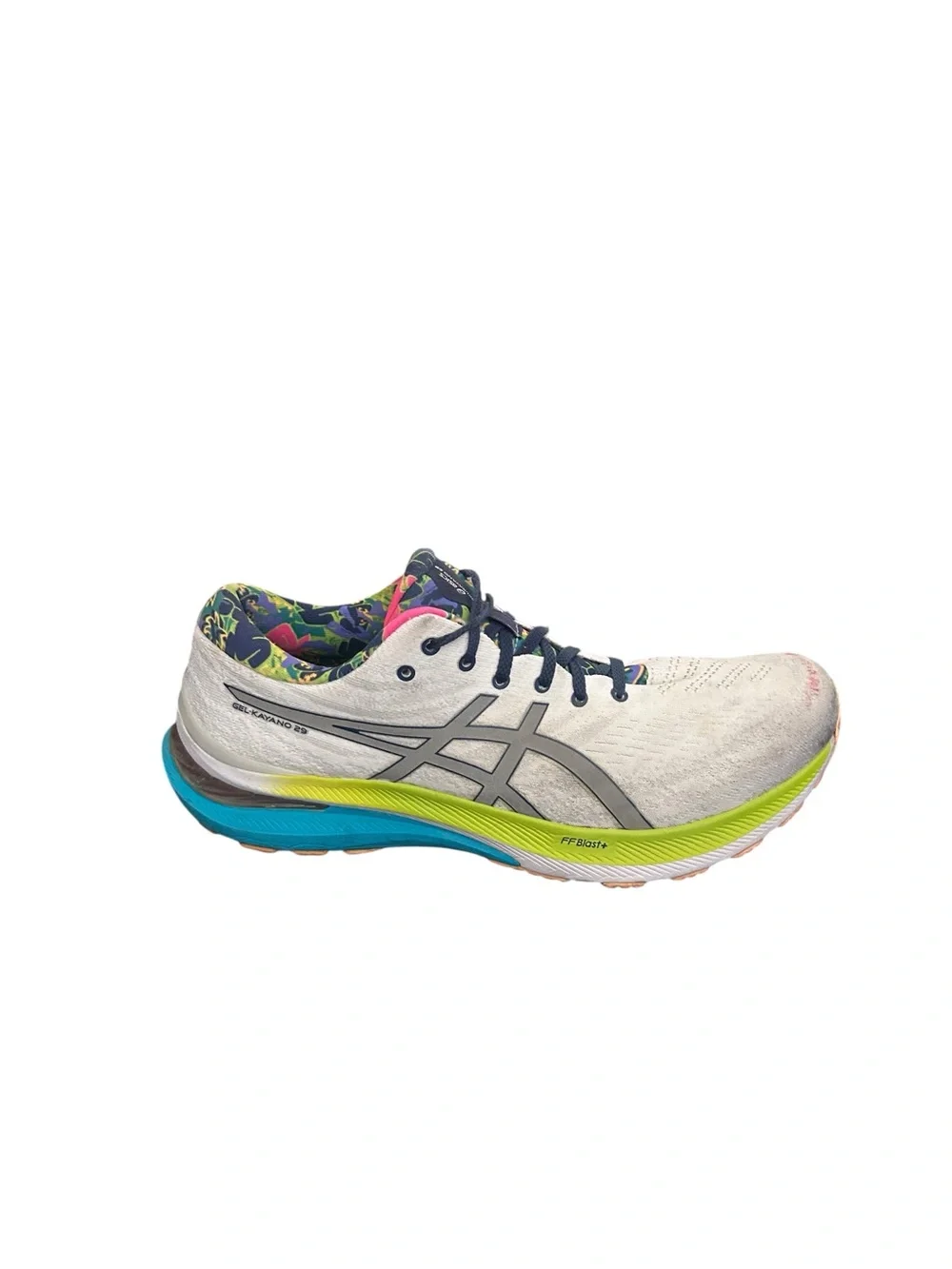 ASICS Men’s Gel Kayano 29 1011B628 Gray Blue Running Shoes US 13